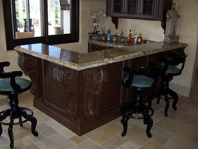granite bar counter