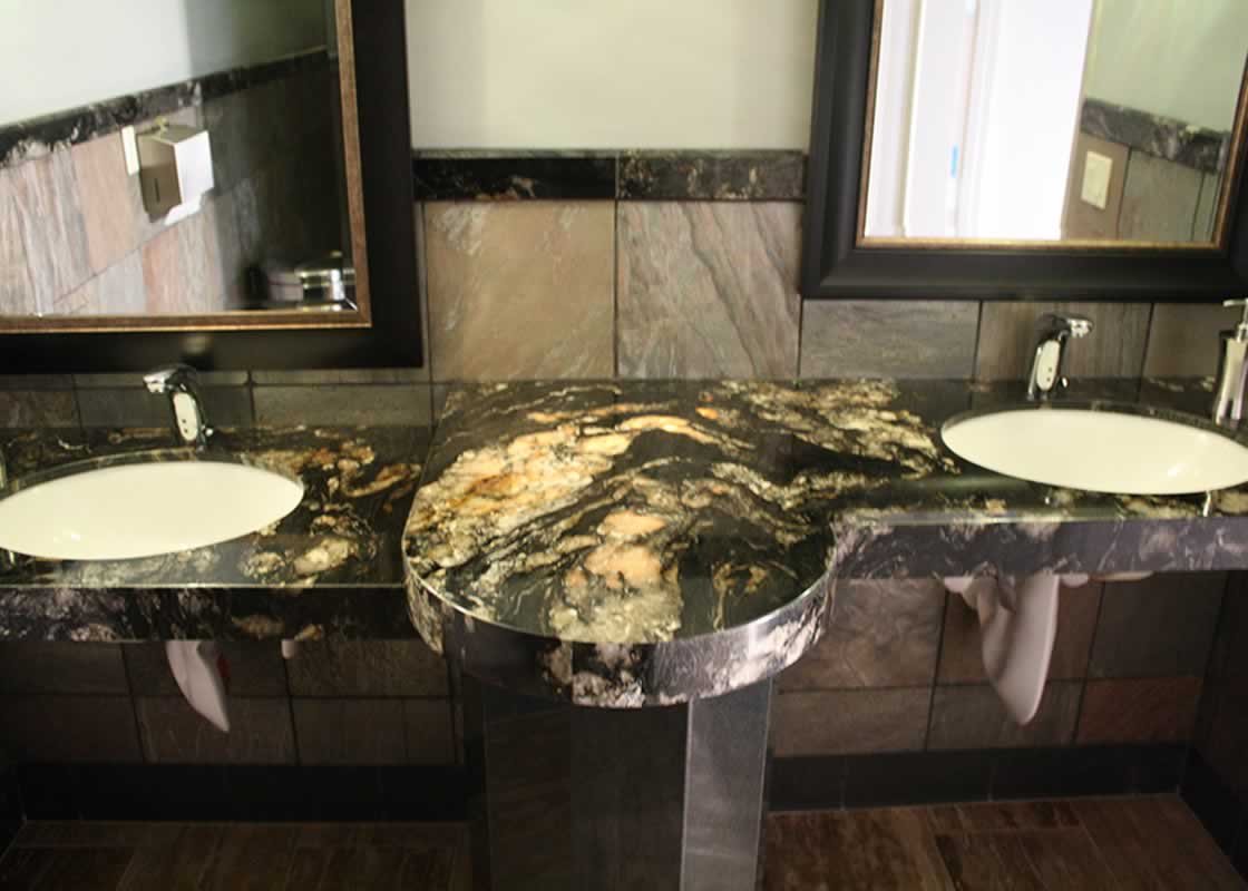 Restaurant Restroom Granite Top