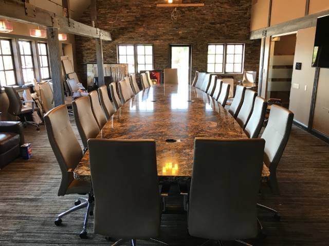 conference table marble top