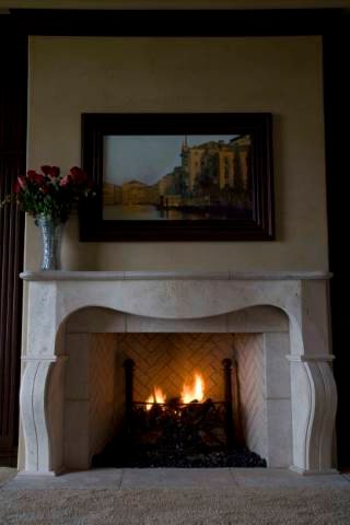 bedroom fireplace Marble slab fabricators Palm Desert